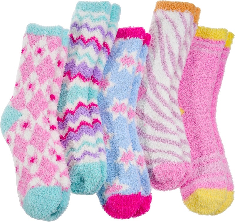 ANTSANG Womens Fuzzy Socks Fluffy Slipper Cozy Cabin Winter Soft Fleece Warm Comfy Thick Christmas Gift Socks - Image 1